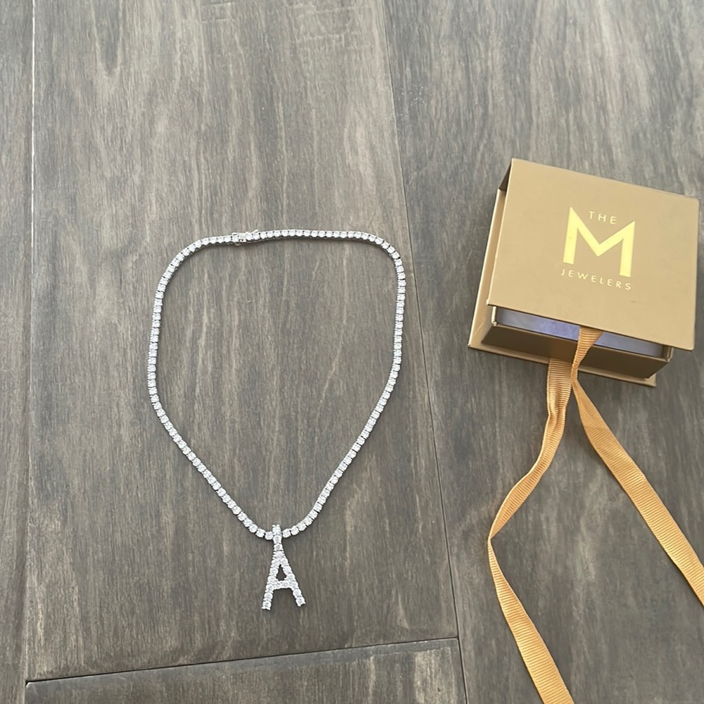 The M Jewellers Initial necklace